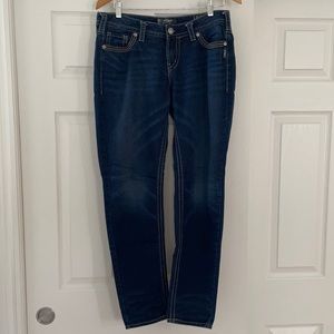 Silver Joga Jeans
